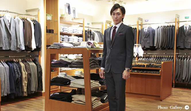 UNITED ARROWS green label relaxing｜2011-12 冬のウォームビズ特集 「グリーンレーベル リラクシング 丸の内店」上野裕輝