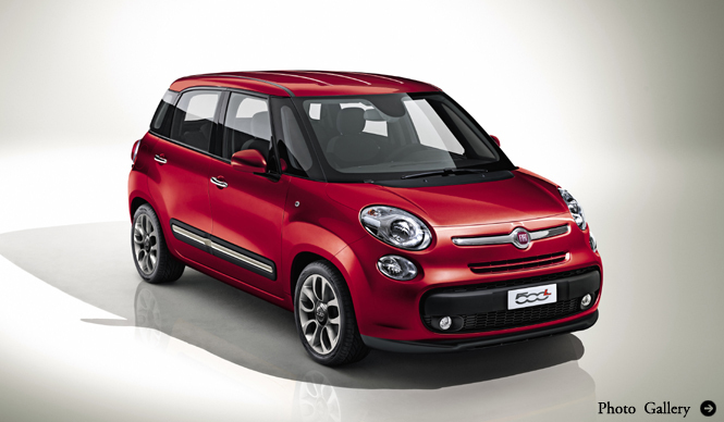 フィアット 500L ジュネーブモーターショーに先立ち写真公開｜Fiat