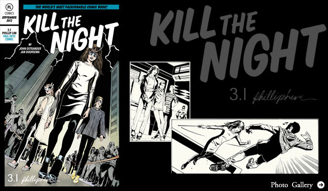 3.1 phillip lim｜オリジナルコミックブック『Kill The Night』発表
