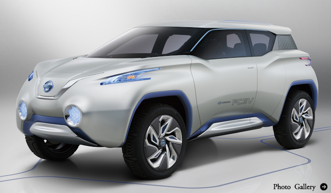 日産、燃料電池車の四輪駆動SUV「テラ」を出展｜NISSAN