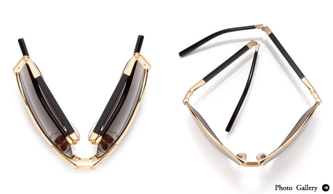 DOLCE&GABBANA｜完全に折りたためる最新アイウェア「GOLD EDITION」