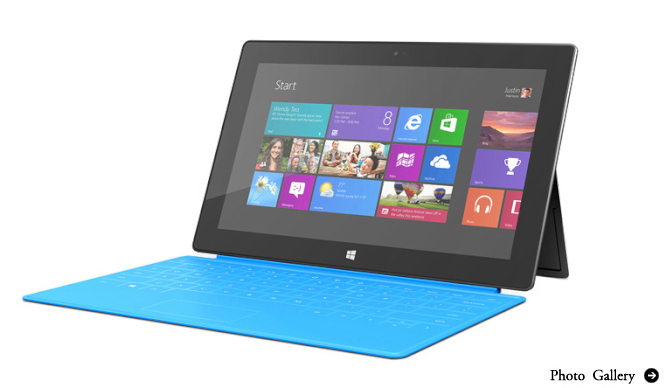 Microsoft｜マイクロソフトのタブレットSurface登場