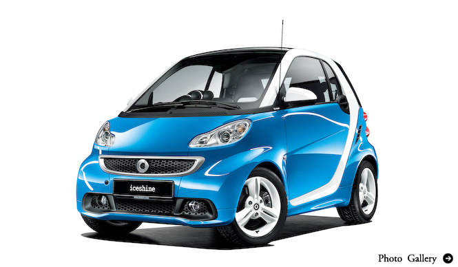 スマートに青と白のコントラストが鮮やかな特別仕様車｜Smart