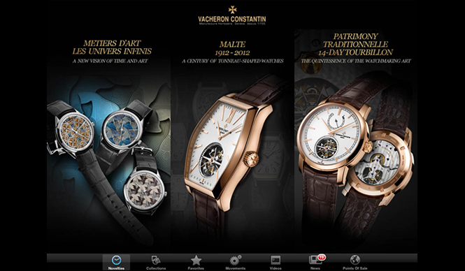 VACHERON CONSTANTIN | An iPad App Exploring the Manufacture's Craftsmanship and Beauty
