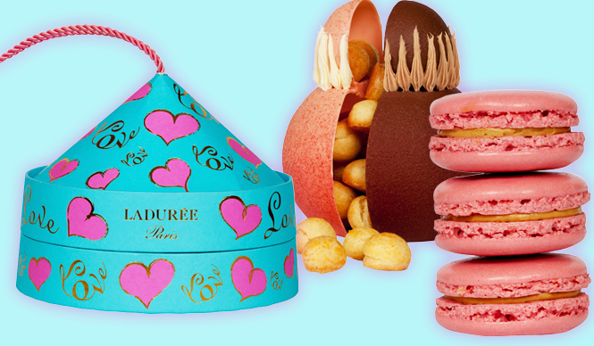 LADURÉE｜男性と女性をイメージしたバレンタイン限定スイーツ「ルリジューズ・バレンタイン」