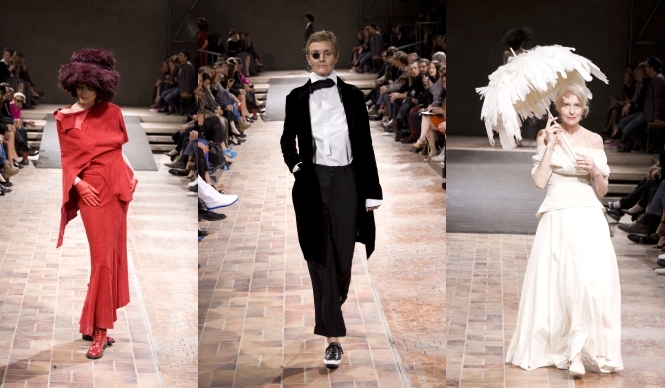 Yohji Yamamoto｜アーカイブ作品によるファッションショーを開催