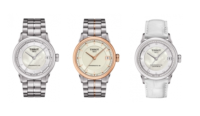 TISSOT | A Ladies' Model Joins the Watch with an Astonishing 80-Hour Power Reserve