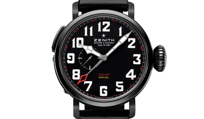 ZENITH | Limited Edition Black Pilot Watch