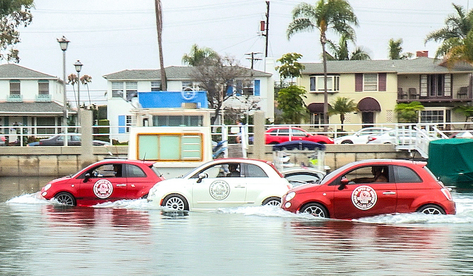 水上用フィアット500あらわる｜Fiat