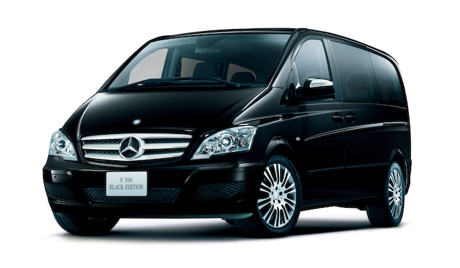 精悍なエクステリアのVクラス特別仕様車｜Mercedes-Benz