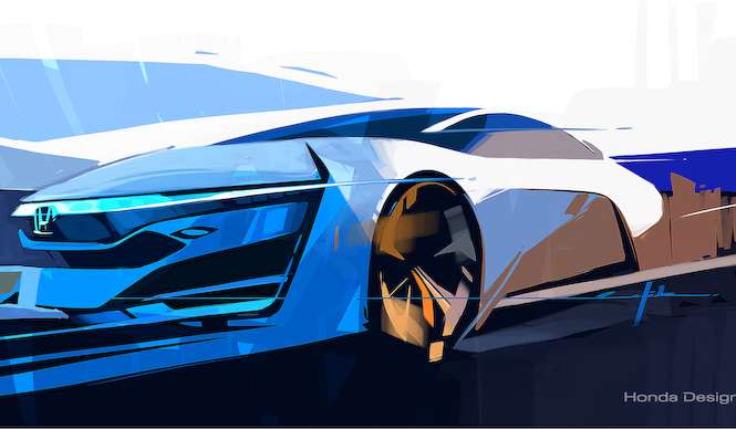 Honda's New Fuel Cell Electric Vehicle Announced in LA | Honda
