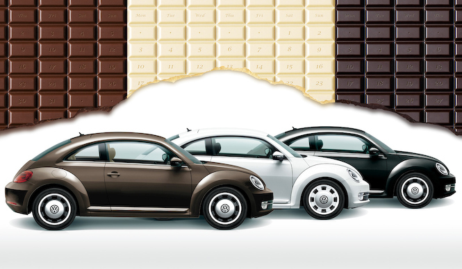 ザ・ビートルにチョコをイメージした特別限定車｜Volkswagen