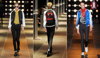 サンローランパリ エディスリマン 2014SS パイピング　ピンクジャケット42 a106c072-8834-49a5-b098-