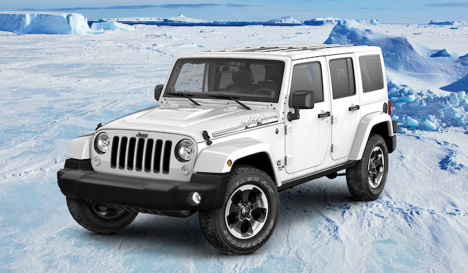  南極をイメージした真っ白なラングラー アンリミテッド｜Jeep