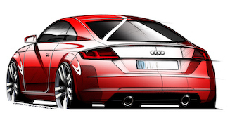 Sketches of the Third-Generation Audi TT Revealed | Audi