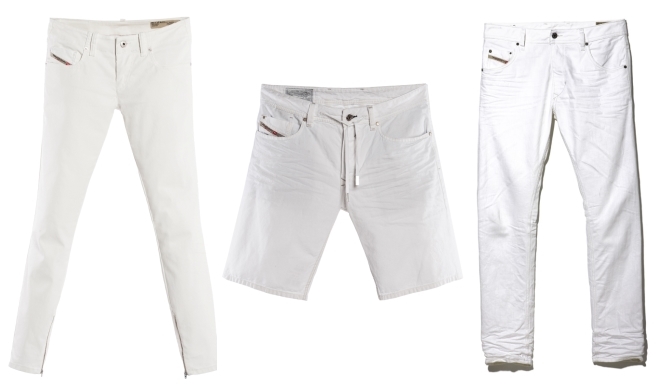 DIESEL | White Denim: This Spring's Must-Haves Arrive