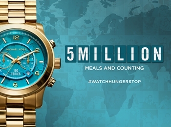 MICHAEL KORS｜飢餓に苦しむ子どもたちに500万食提供達成