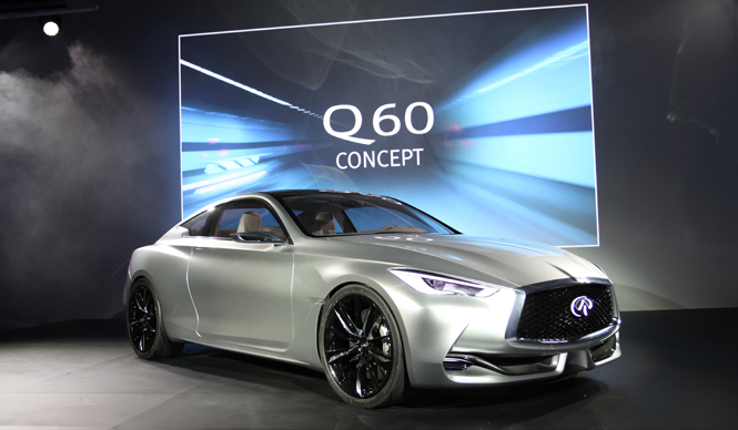 インフィニティ（日産）、Q60 クーペ（次期スカイラインクーペ）のコンセプトモデルをデトロイトで披露｜Infiniti
