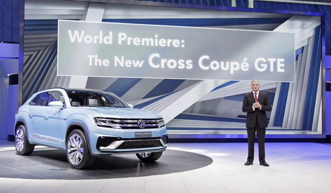 フォルクスワーゲン、プラグインハイブリッドSUVのプロトタイプ「クロスクーペGTE」を公開｜Volkswagen