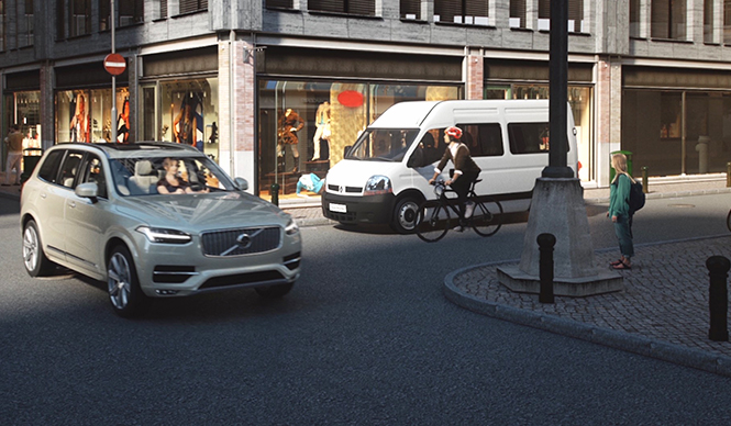 ボルボ、車両と自転車の衝突事故ゼロを目指した安全技術を開発｜Volvo
