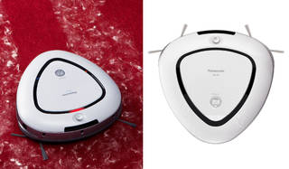 Panasonic ルーロ　MC-RS1-W Panasonic｜パナソニック 部屋の隅に入り込む、ロボット掃除機RULO