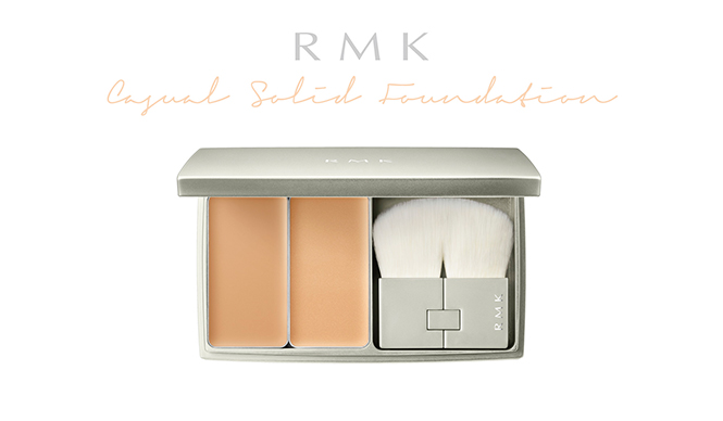 Introducing RMK's new solid foundation for skin that feels liberated.