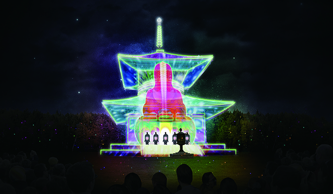 EVENT | Projection Mapping at a Sacred Buddhist Site