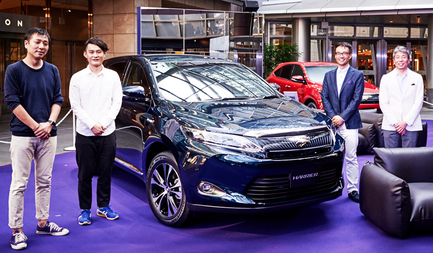 「紫」でつながる創作への想い｜Toyota Harrier