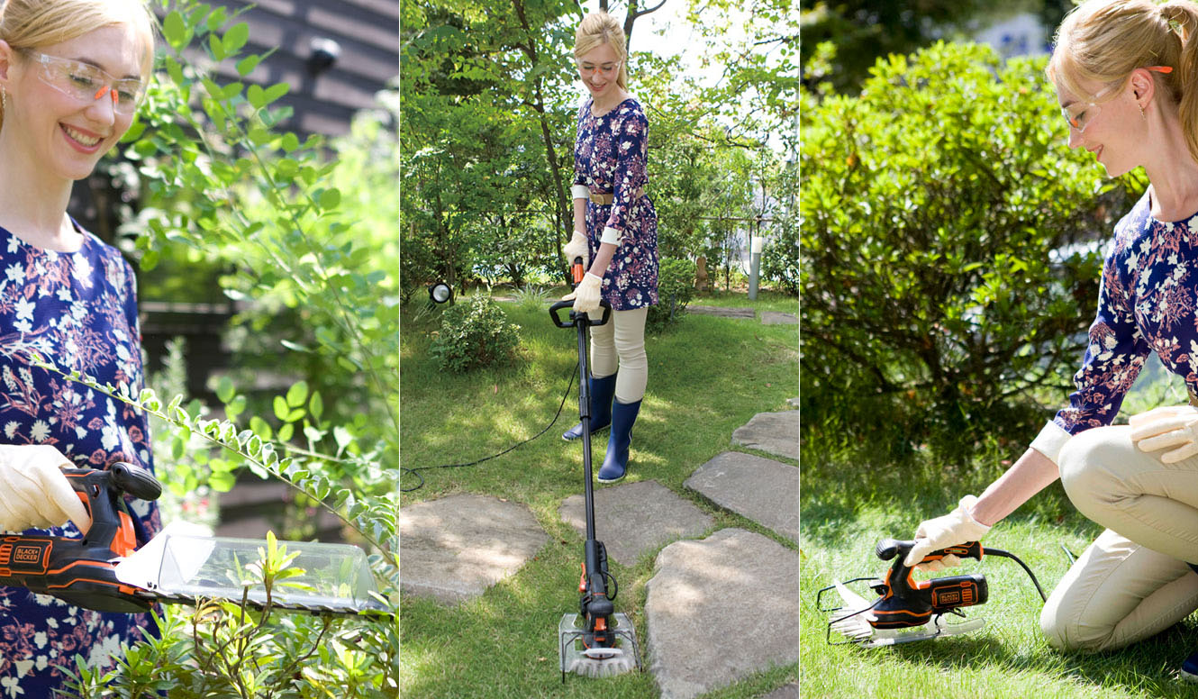 日本の庭のために開発された1台5役のマルチ園芸工具｜BLACK+DECKER