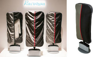 水を使わずオゾンで洗う、衣類エアウォッシャー「ラクーン」が発売