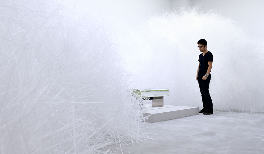 県立美術館リニューアル記念「吉岡徳仁展 トルネード」開催｜佐賀県立美術館