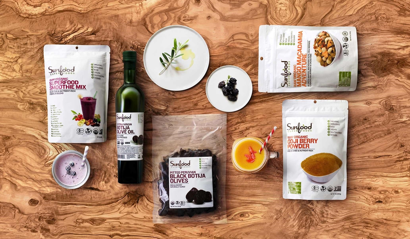 Four New Items Featuring Superfoods Arrive | Sunfood Superfoods