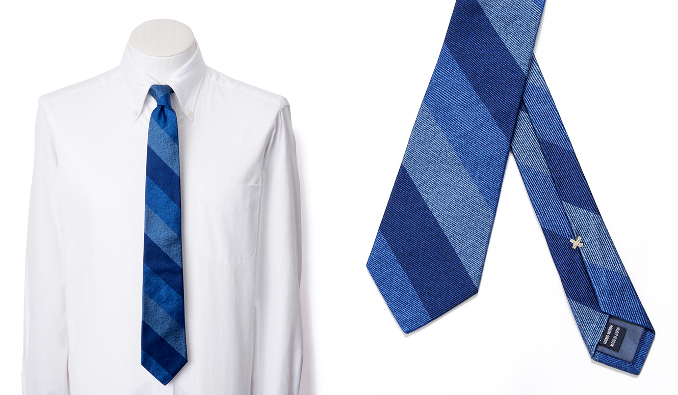 A Denim-Style Tie for a Sophisticated Dress-Down Look | FAIRFAX