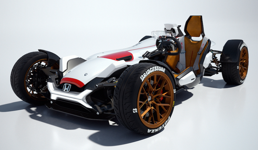 ホンダによるバイクとクルマを融合したコンセプトモデル｜Honda