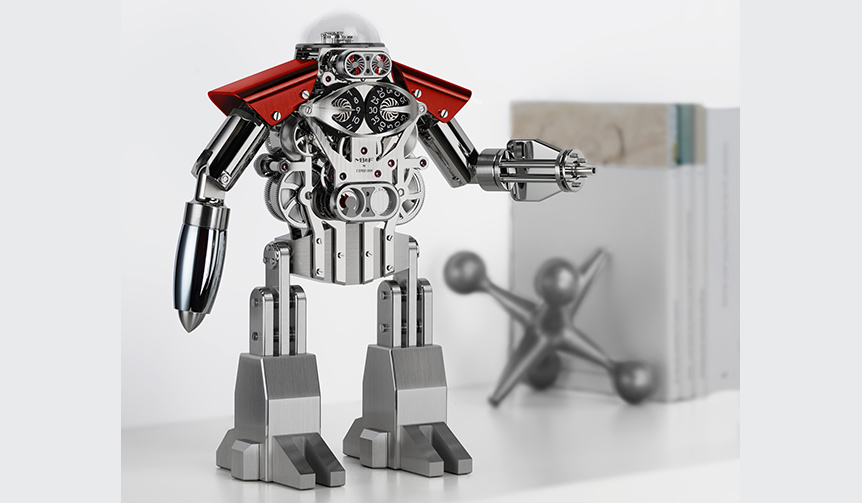 ロボットアニメ好きに捧ぐ贅沢なクロック｜MB&F
