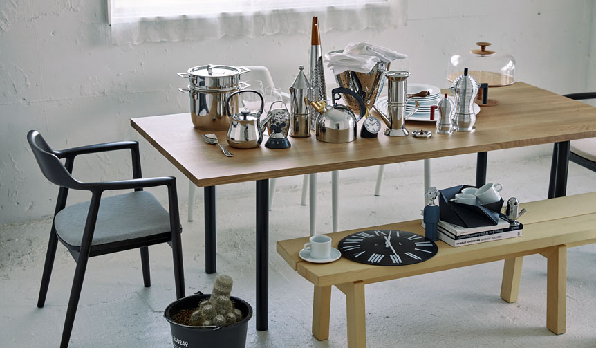 Maruni Wood Industry x Alessi presents "LIVING HOUSE"