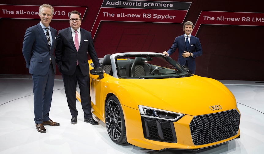 Audi World Premieres the R8 Spyder | Audi