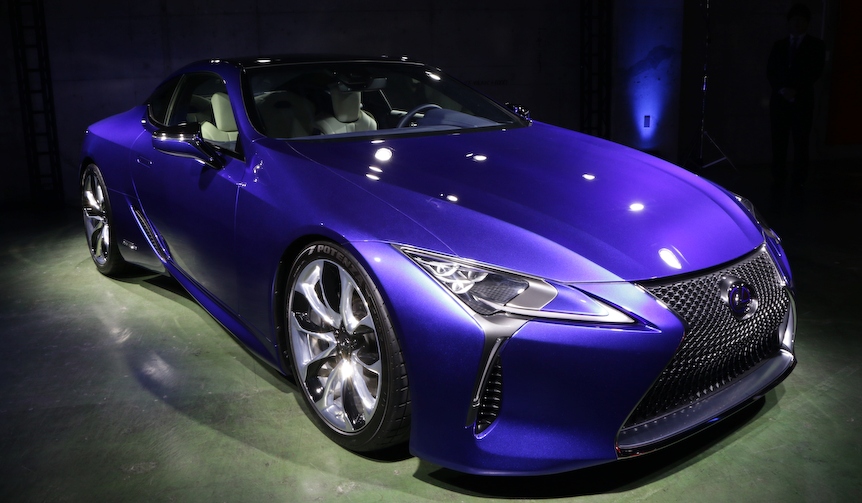 レクサスのフラッグシップクーペ「LC」日本初公開｜Lexus