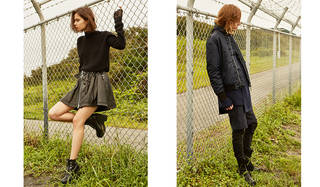 テクスチャーミックスで着こなす都会のレイヤード｜DIESEL BLACK GOLD