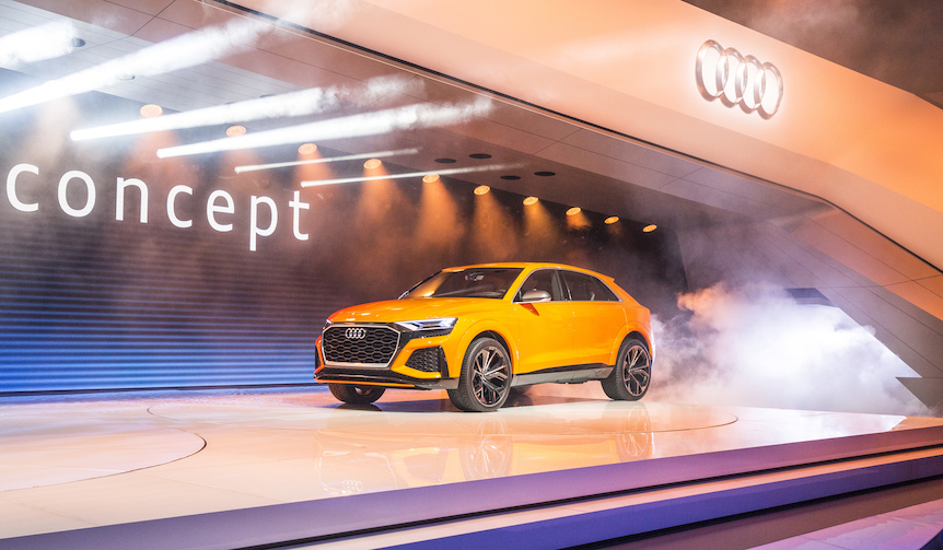 マイルドハイブリッドのQ8スポーツ コンセプトがジュネーブに登場｜Audi