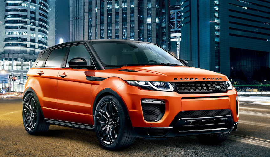 ジャイアンツカラーのイヴォーク特別仕様車｜Range Rover