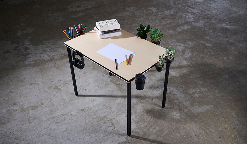 現代の仕事環境に対応。まったく新しい機能拡張型デスク「BASE」が登場｜NuAns