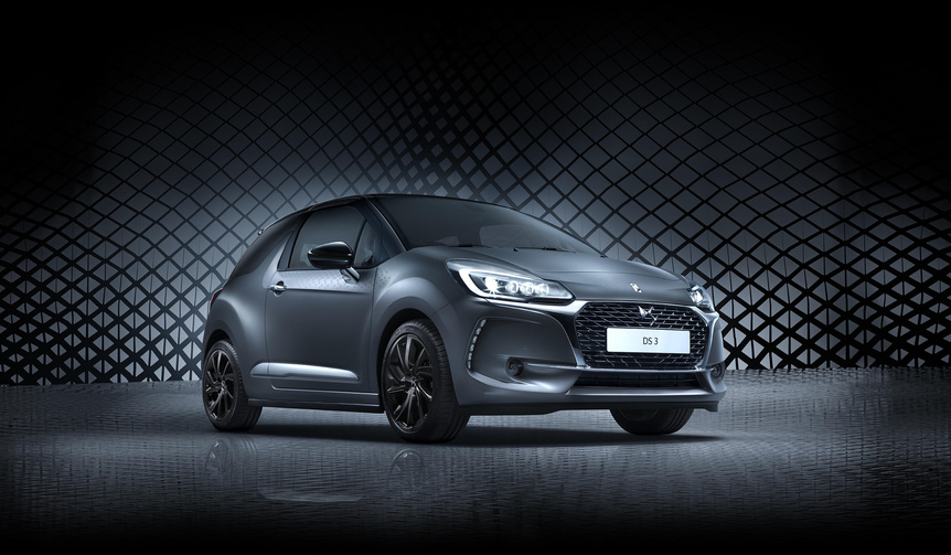 A limited edition DS3, the "Dark Side," combining matte colors with patterns | DS
