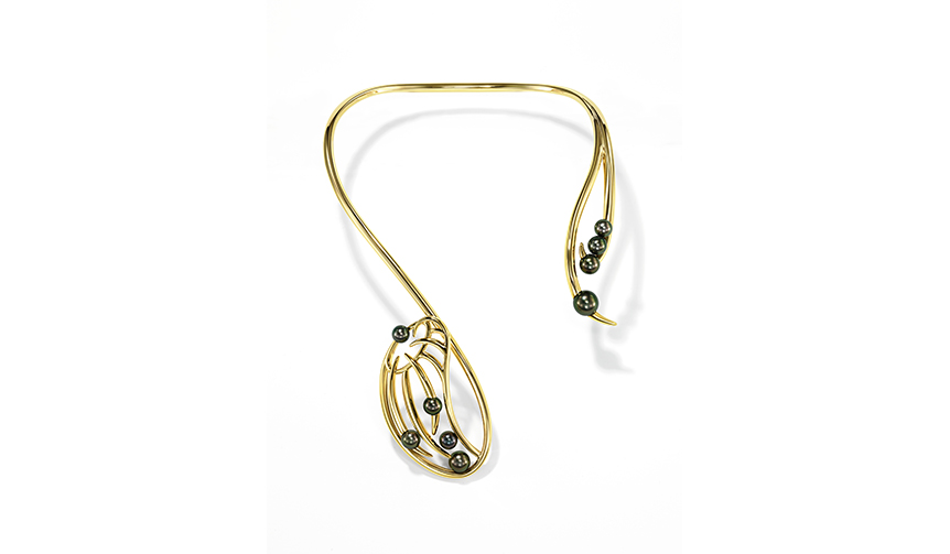 Introducing the new "flatland" jewelry collection, featuring bold, sketched floral forms | TASAKI
