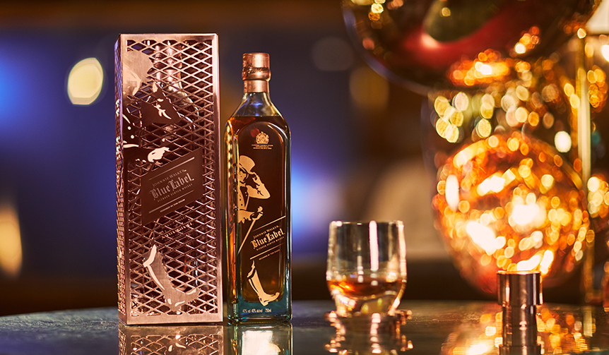 究極のスコッチ。ジョニーウォーカー ブルーラベル  by トム・ディクソン｜JOHNNIE WALKER