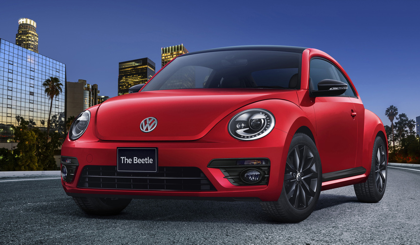 Volkswagen: A Limited Edition The Beetle Featuring a Two-Tone Black Color Scheme