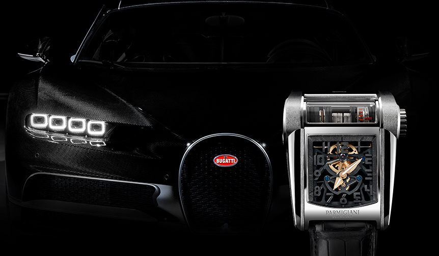 比類なき創造性、装着するエンジンブロック「ブガッティ タイプ390」｜PARMIGIANI FLEURIER 