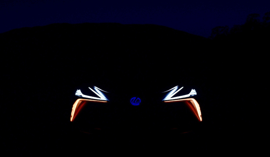 クロスオーバーコンセプトのフロントシルエットを公開｜Lexus