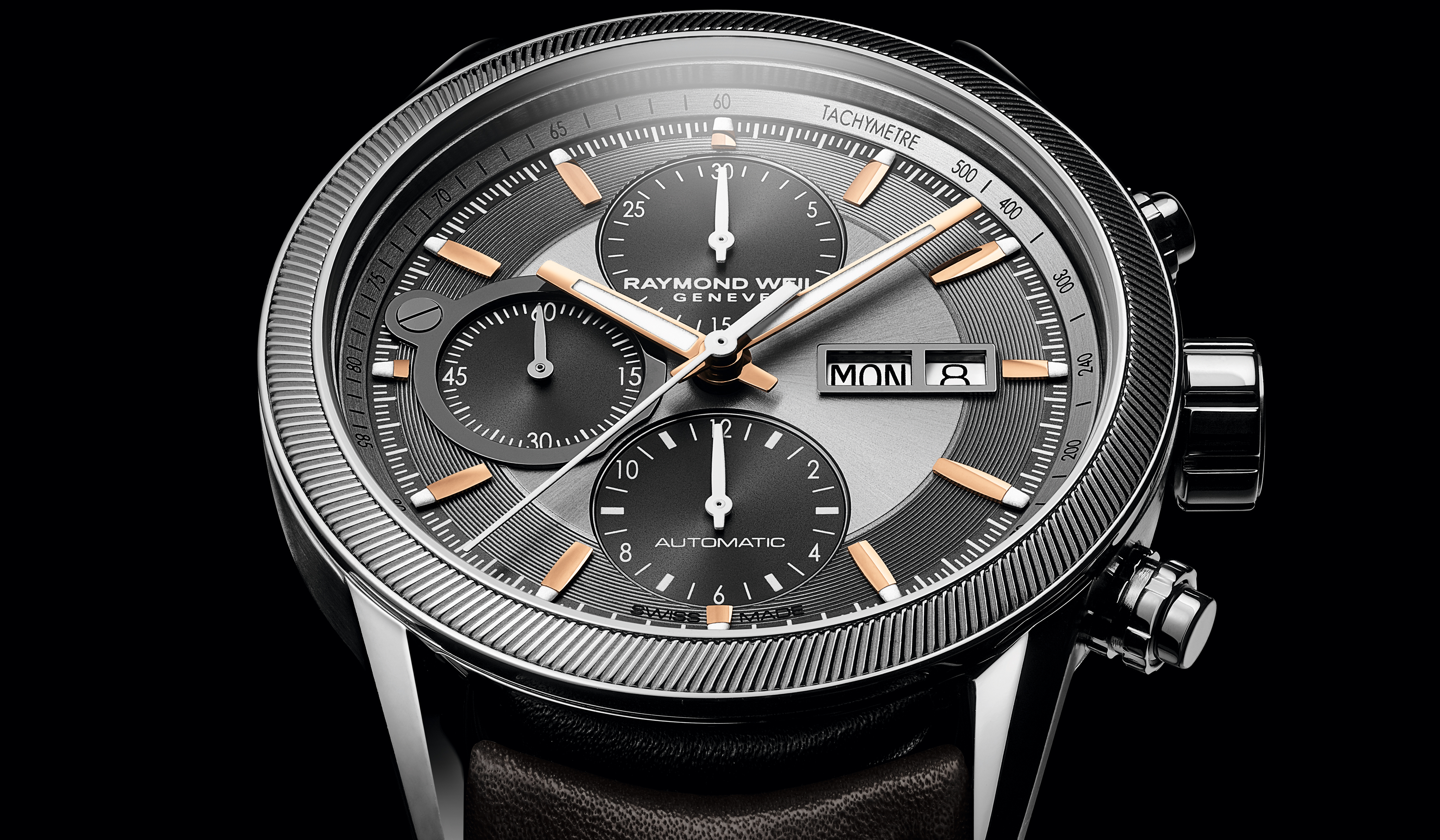 「フリーランサー」にグレー×ローズゴールドの新モデル｜RAYMOND WEIL
