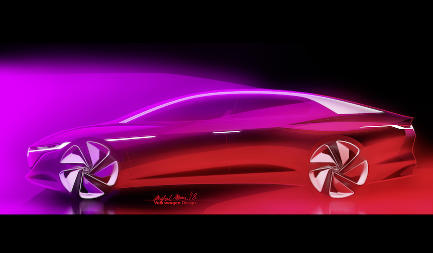 フォルクスワーゲン「I.D. Vizzion」をジュネーブショーで世界初披露｜Volkswagen